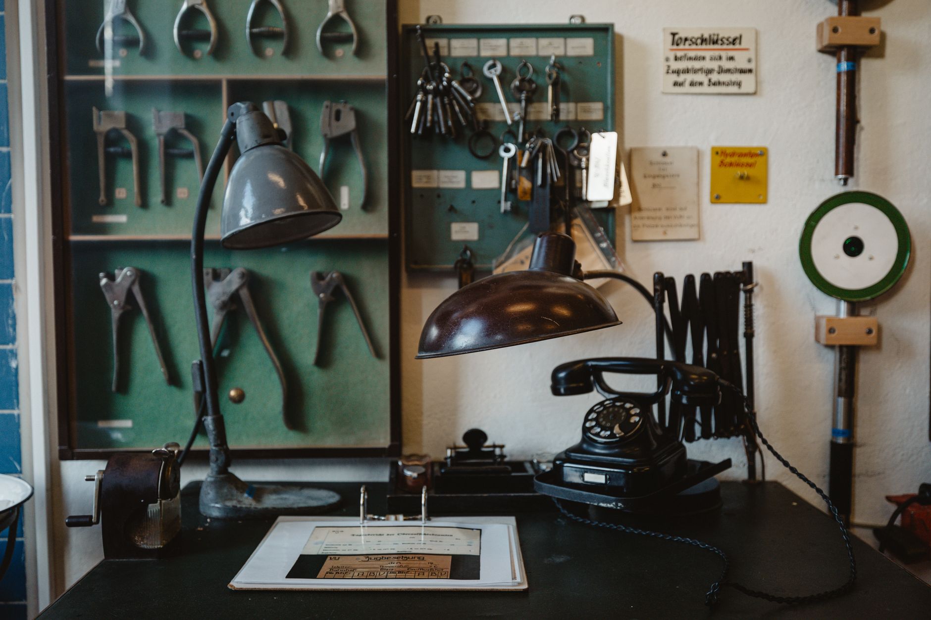 Notebook and desk details